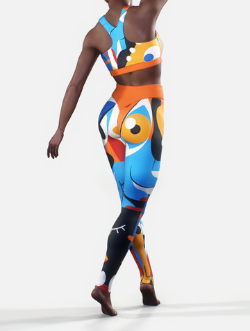 Modern Abstract Tights